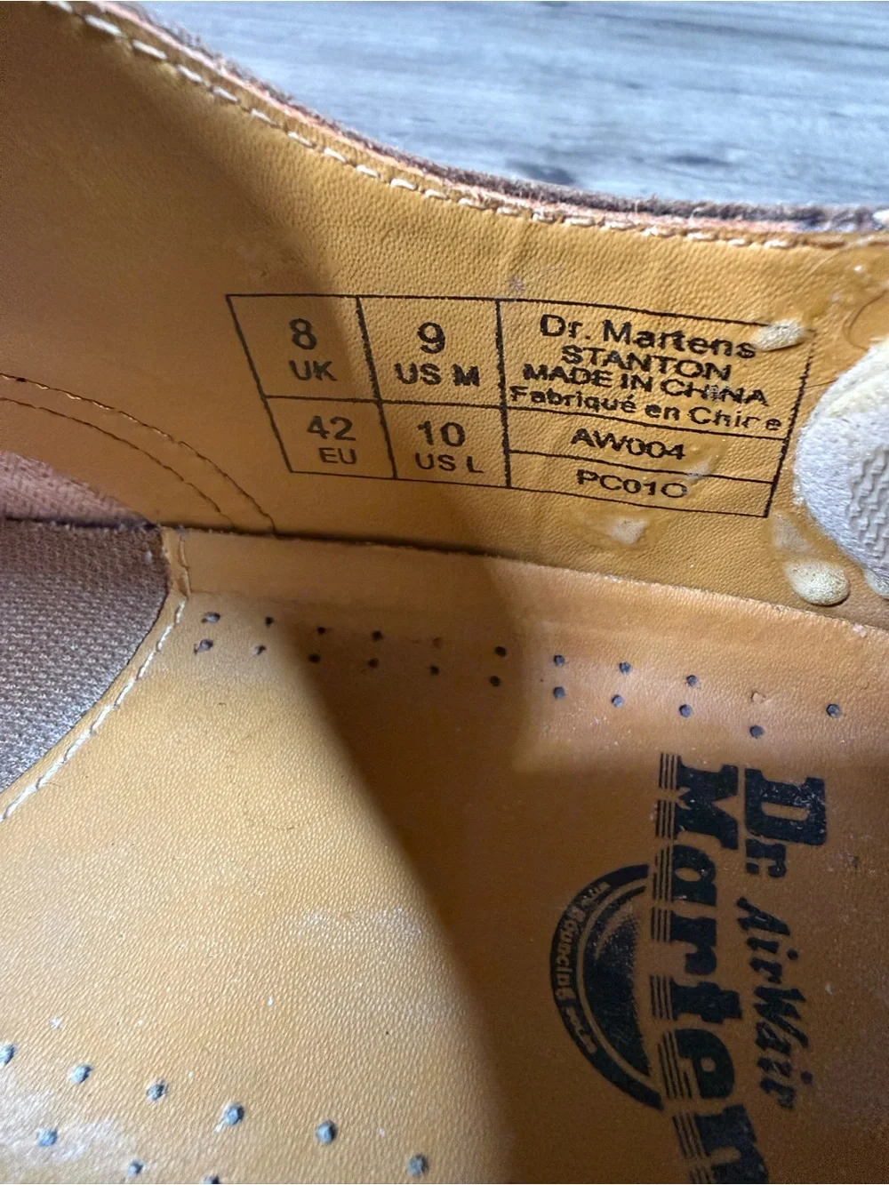 Dr. Martens Stanton Brown Leather 3 Eye Oxford Shoes Men’s US 9 AirWair Casual